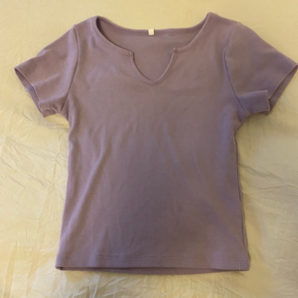 PURPLE URBAN OUTFITTERS CROP TOP